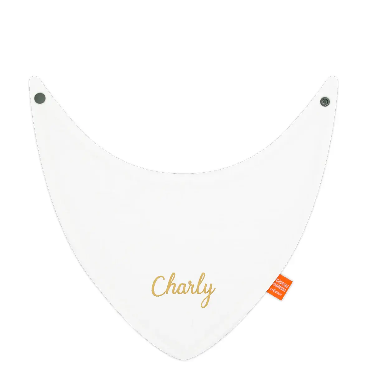 Thumbnail: Lot de deux bavoirs - Personnalisable