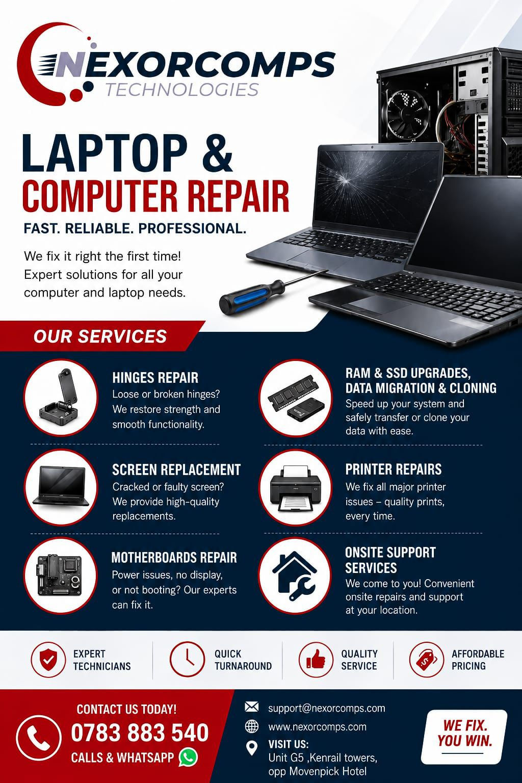 COMPUTER REPAIR SERVICES