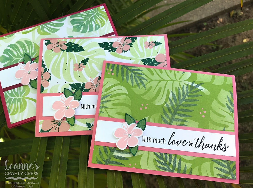 With Much Love & Thanks Card