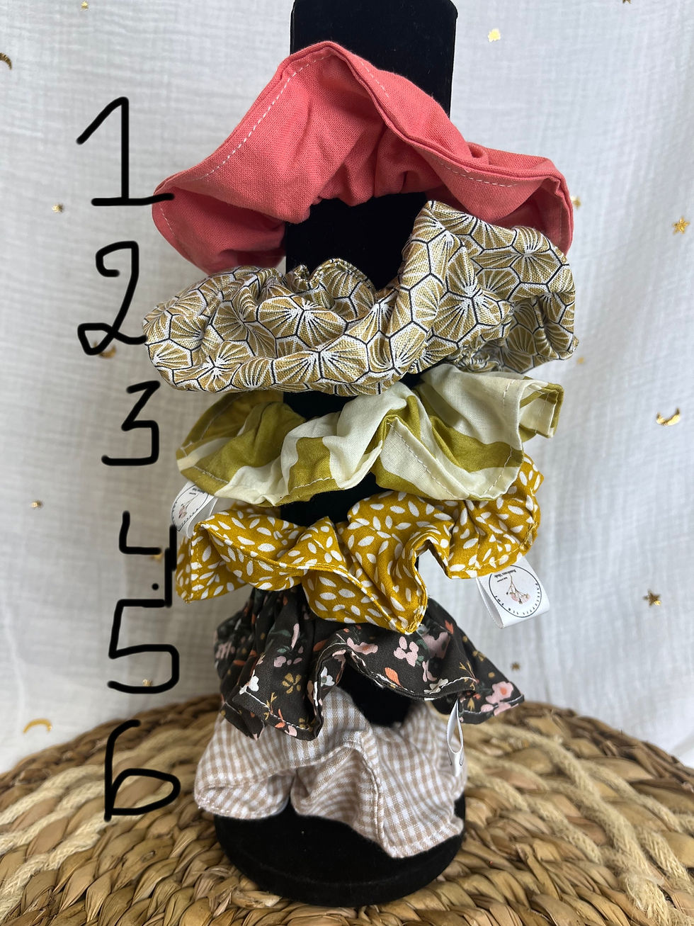 Chouchou  jaune oranger