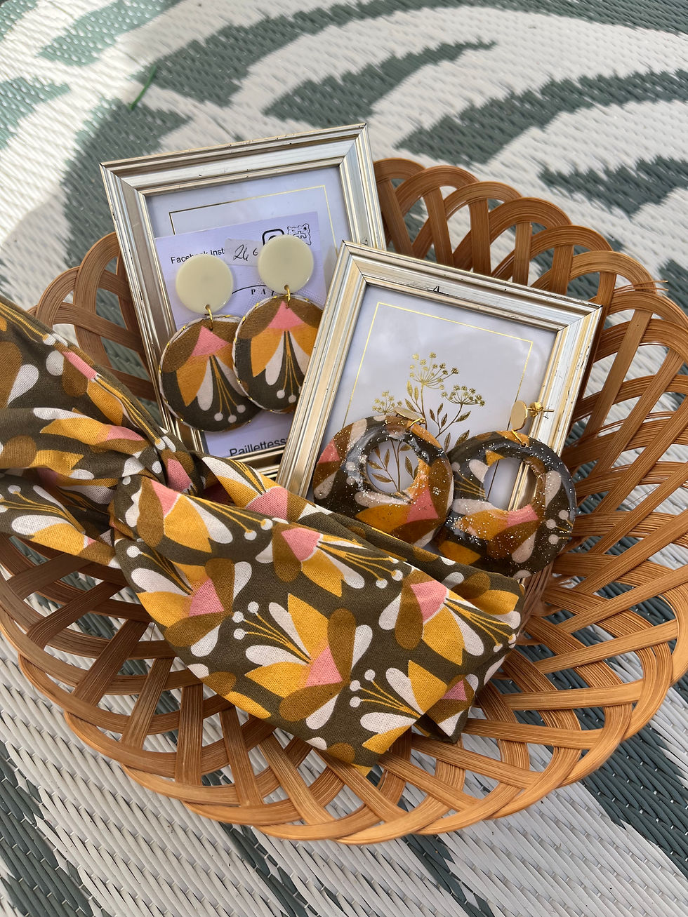 Miniature : bandeau vintage floral