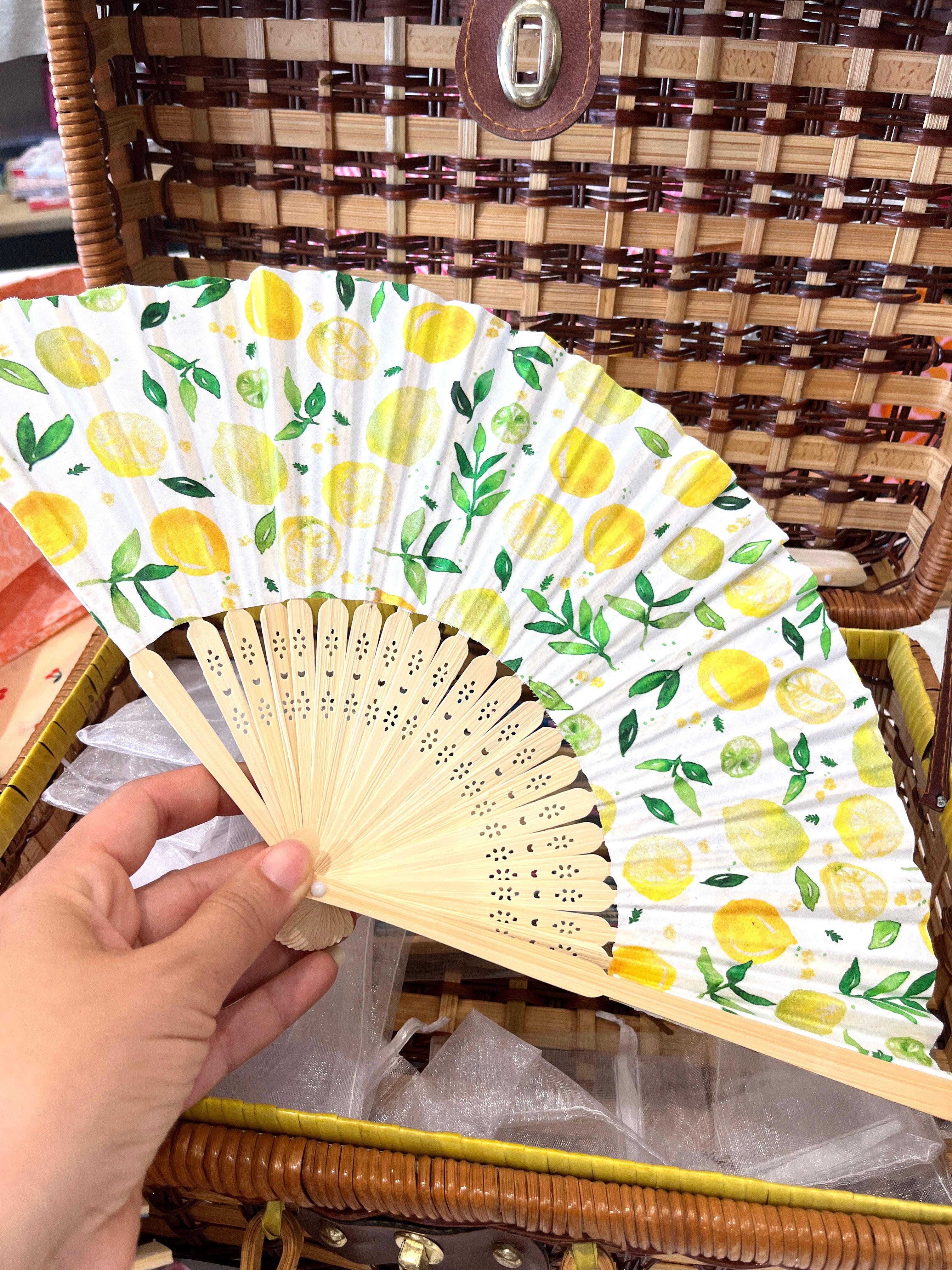 Eventail citron