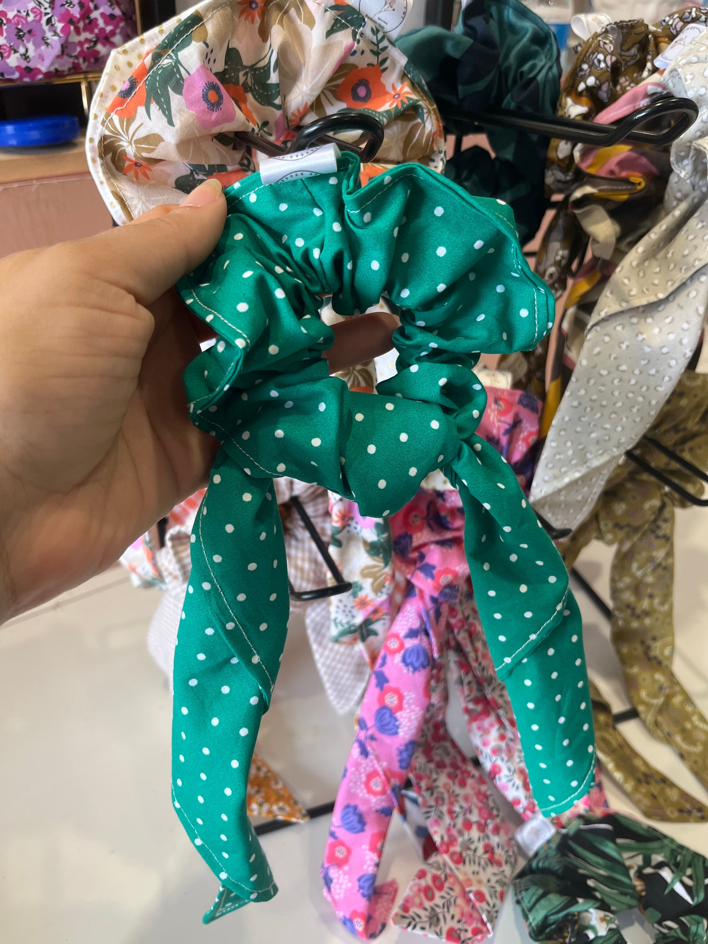 Foulchie pois vert 