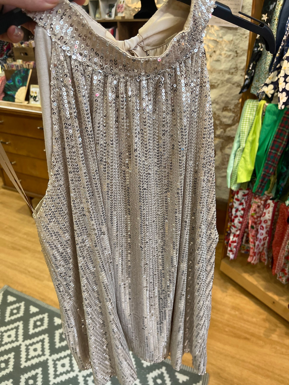 Miniature : Top dos du sequin