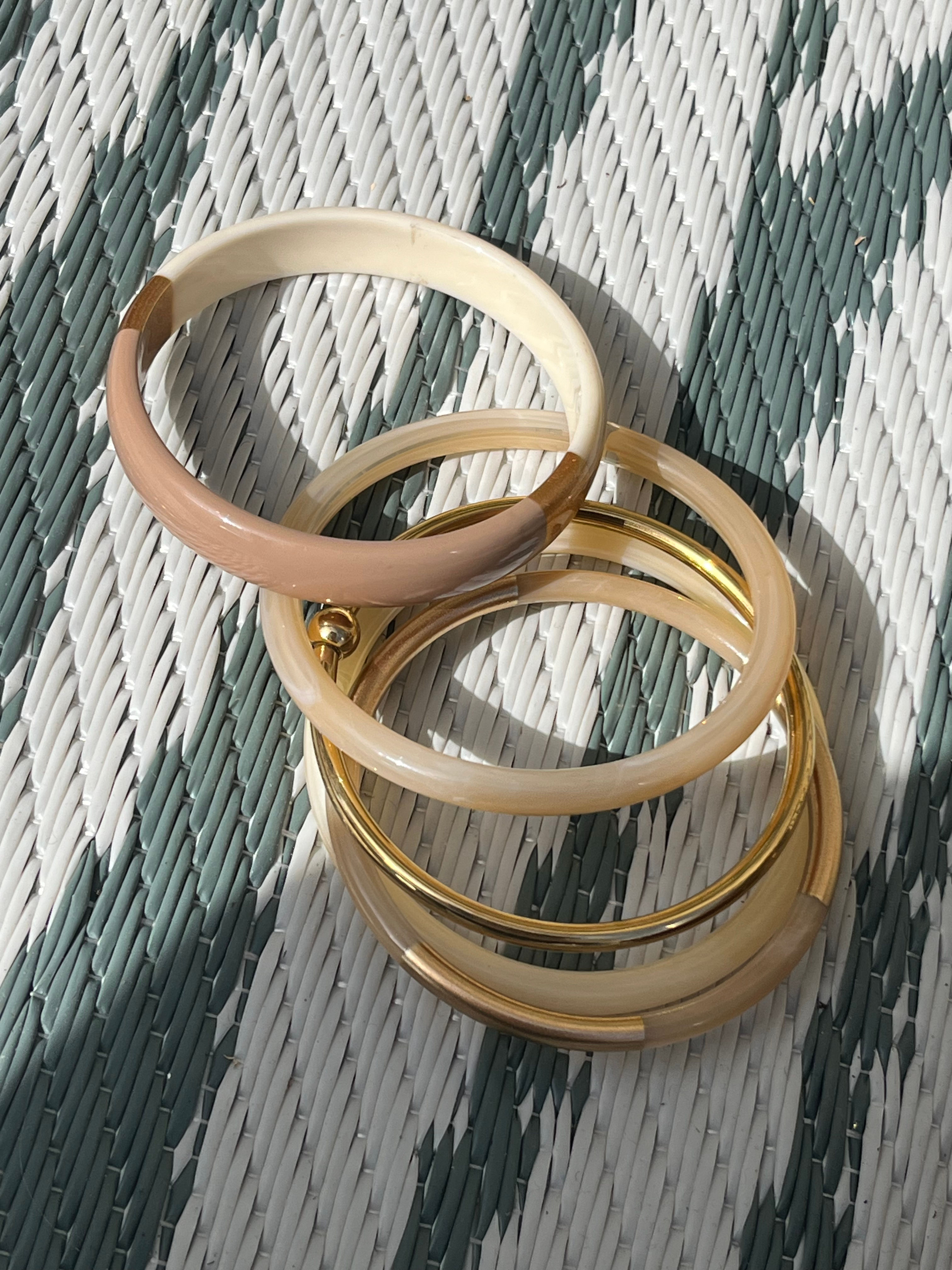 ensemble bracelet creme 