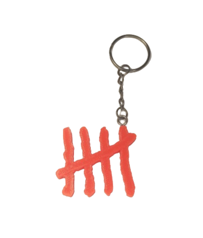 Thumbnail: Round Five Keychain