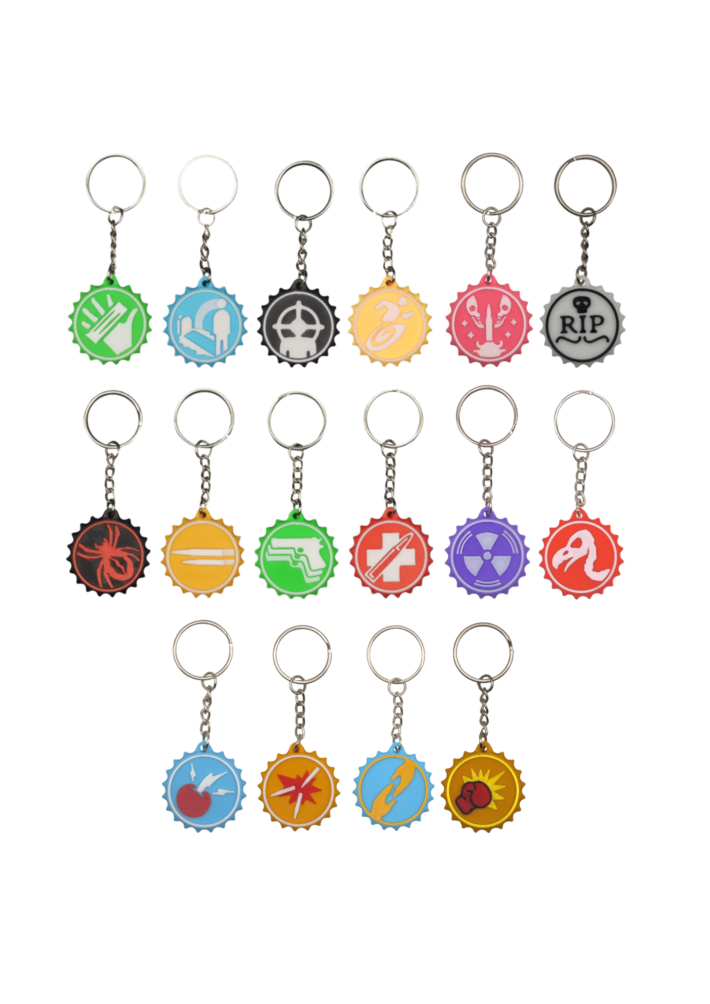 Llavero de chapa COD Perks