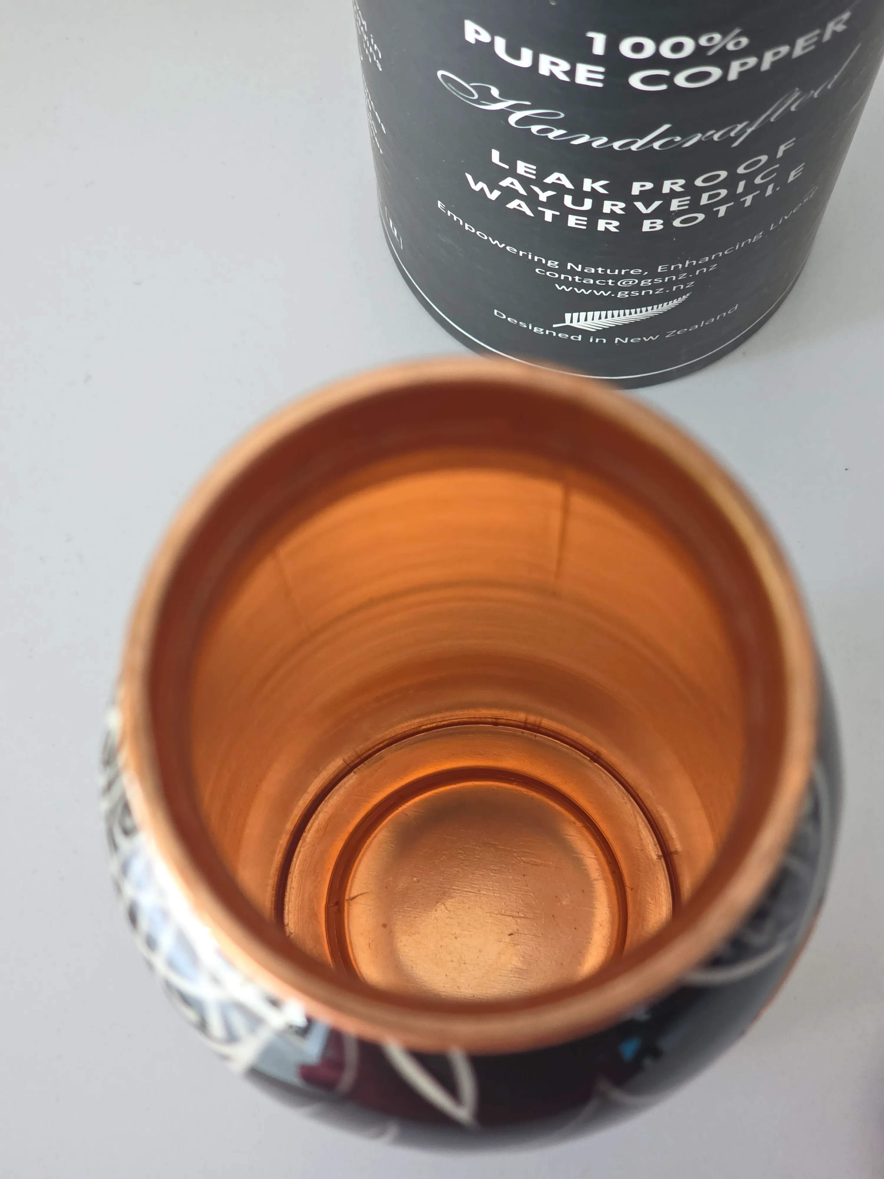 Pure copper drinking bottle eco-friendly hydration trend in New Zealand 2025