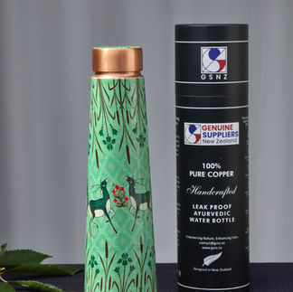 handcrafted pure copper water bottle NZ