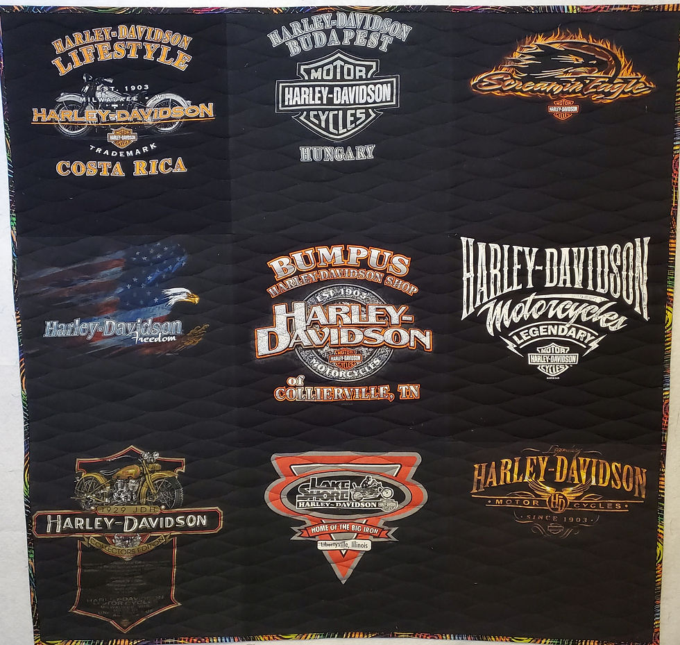 Harley Baby Quilt 2 of 2