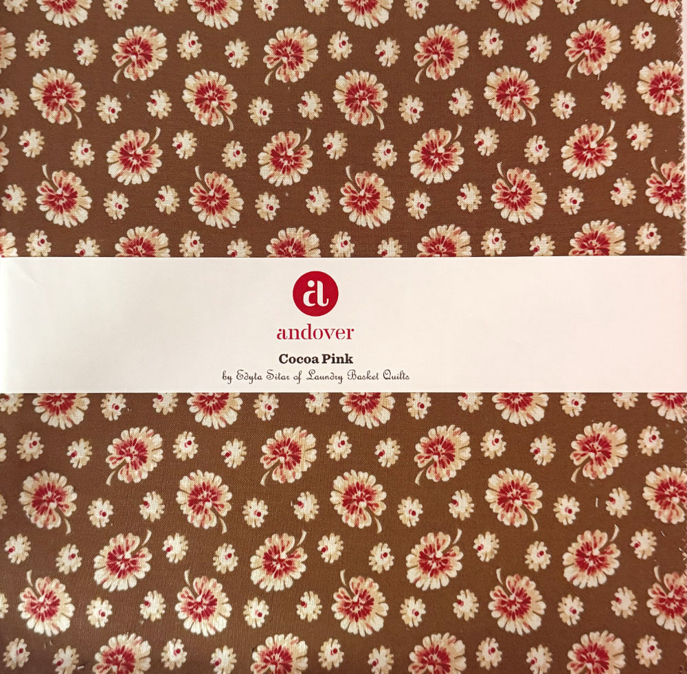 Cocoa Pink by Edyta Sitar for Andover Fabrics