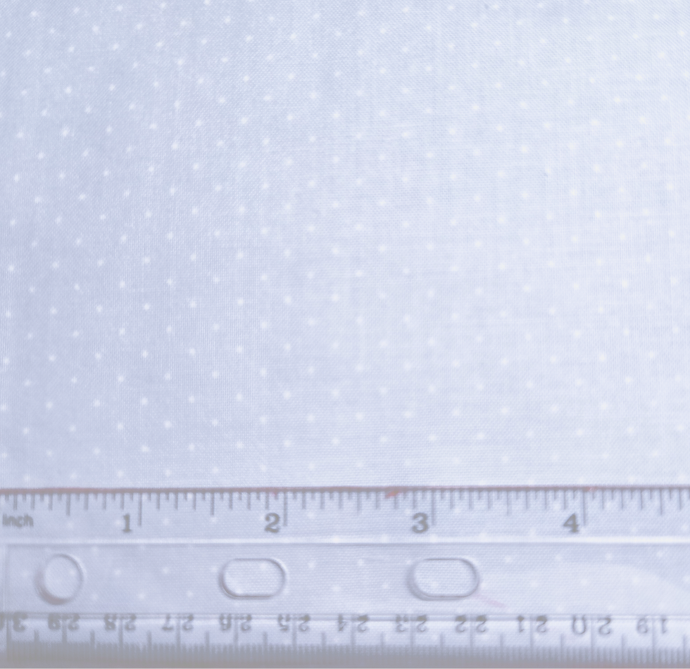 American Jane Prints Pindot Silver Fabric