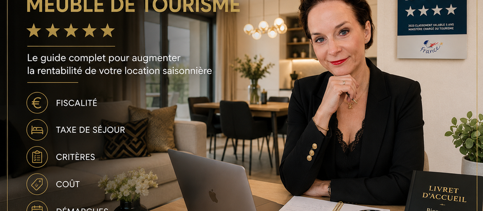 Consultante en location saisonnière présentant le classement Meublé de tourisme