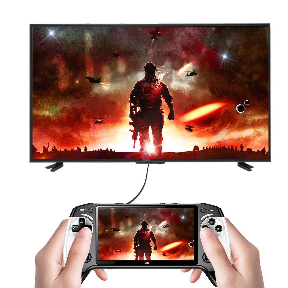 Miniatura: 5.5 Inch Screen Handheld Game Console Type-C Charging Retro Video Game Player Po