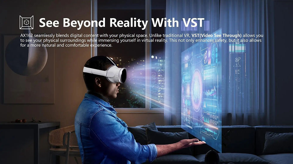 Miniatura: All-in-One 4K 72Hz/90Hz 6DoF 105° FOV Spatial 4 Glasses VR AR & MR Device With 