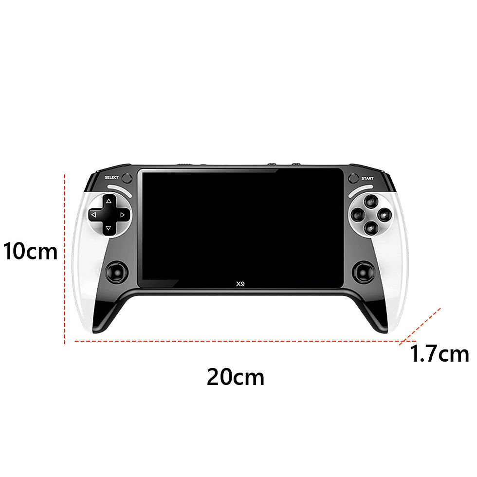 Miniatura: 5.5 Inch Screen Handheld Game Console Type-C Charging Retro Video Game Player Po