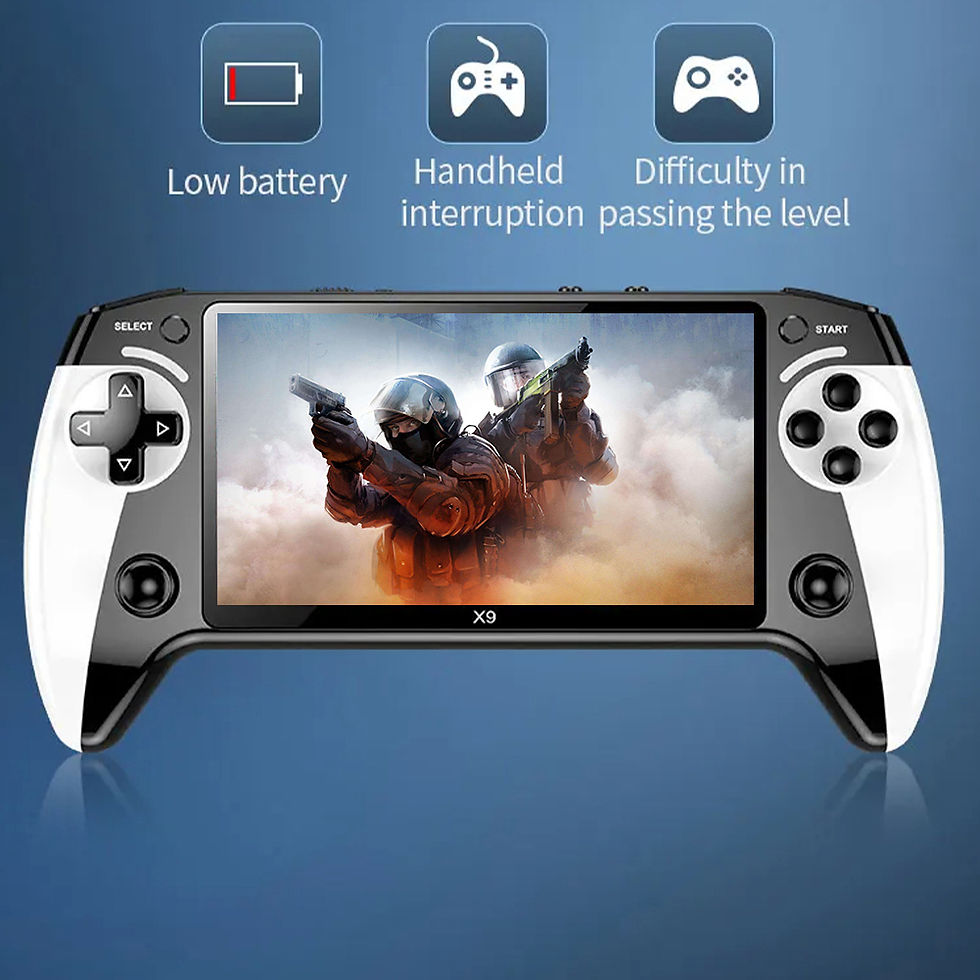 Miniatura: 5.5 Inch Screen Handheld Game Console Type-C Charging Retro Video Game Player Po