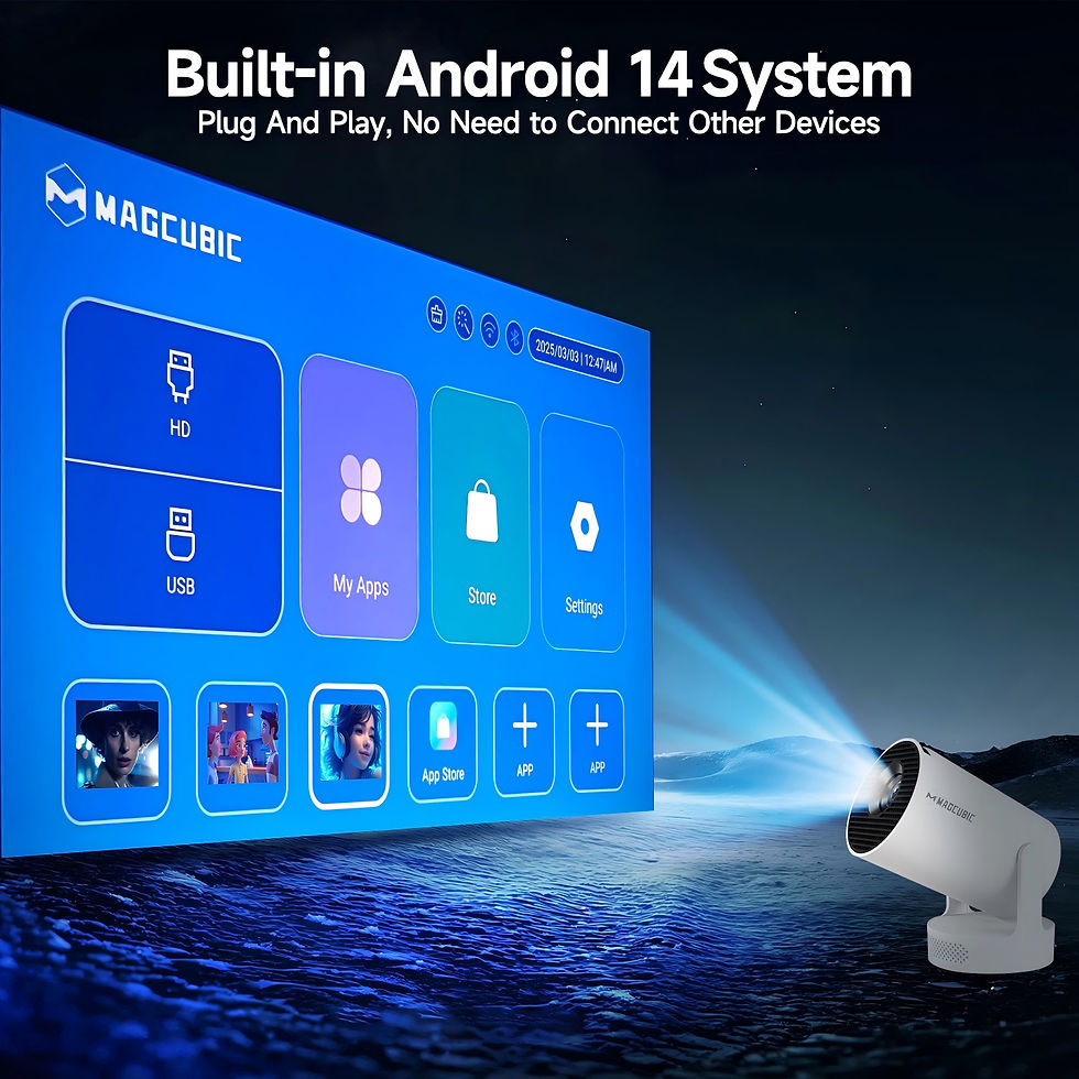 Miniatura: Magcubic 8K HY300 Pro + Projector Built in 5W Speaker 1280*720P Android 14 8000 