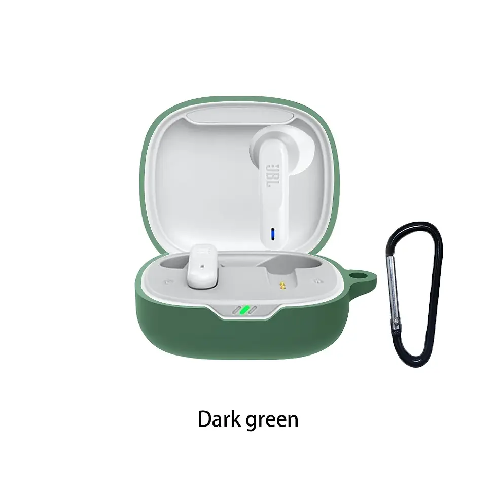 Miniatura: Silicone Case for JBL WAVE FLEX Case Solid Color Protection Earphone Cover for J