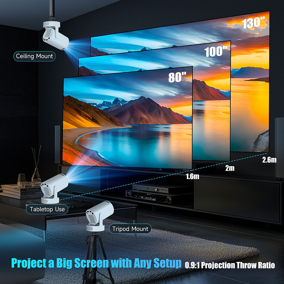 Miniatura: Magcubic 8K HY300 Pro + Projector Built in 5W Speaker 1280*720P Android 14 8000 