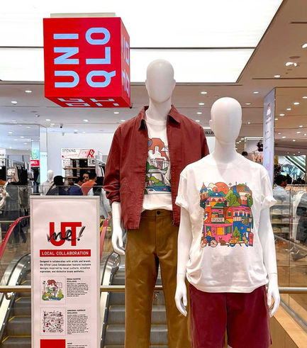 Custom illustration collection created for UNIQLO celebrating the spirit of Pune through contemporary city storytelling, architecture, local culture, wildlife, and everyday urban life for apparel and retail design.