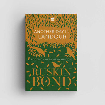 Book cover illustration for Ruskin Bond by wildlife illustrator Rohan Dahotre