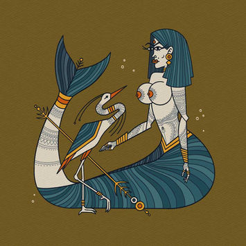 A series of elegant mermaid illustrations inspired by Art Deco aesthetics, Egyptian symbolism and decorative ornamental design. Combining mythology, marine life and geometric composition.
Keywords
art deco illustration, egyptian inspired art, mermaid art, decorative character design, mythology illustration, geometric illustration, luxury design