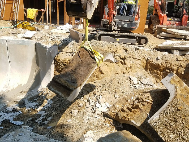 Swimming Pool Demolition Hillsbrough — Pool & Site Demolition, Hillsborough, CA