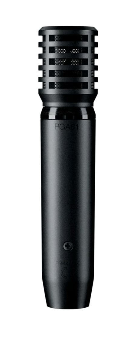 SHURE PGA81-LC CARDIOID CONDENSER INSTRUMENT MICROPHONE - PGA81-LC