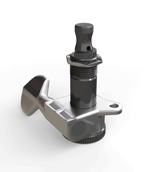 D'ADDARIO AUTO-TRIM LOCKING TUNING MACHINES, 6 IN-LINE, CHROME - PWAT-6R1