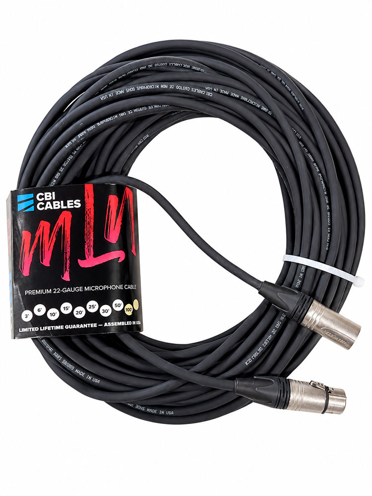 CBI MLN-100 PERFORMER SERIES XLR MICROPHONE CABLE (100ft.) - MLN-100