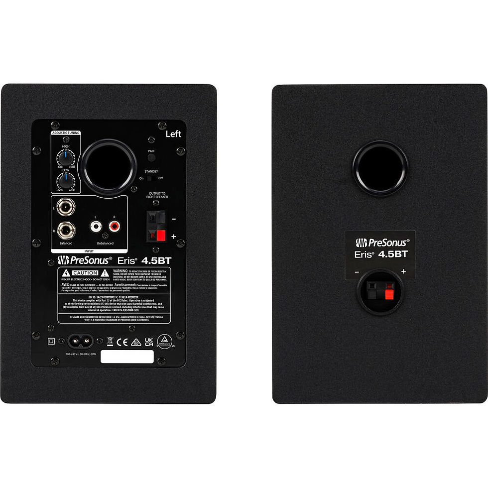 Thumbnail: PRESONUS E 4.5BT 50W 4.5" ACTIVE BLUETOOTH MEDIA REFERENCE MONITORS -  E 4.5BT