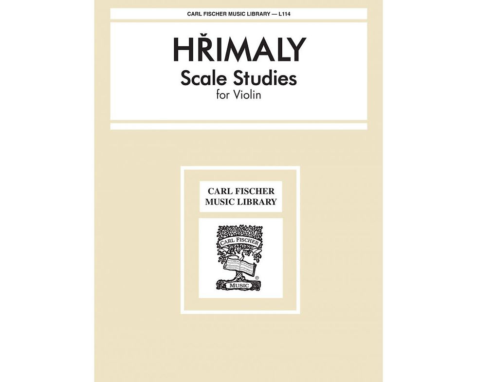 HRIMALY SCALE STUDIES FOR VIOLIN BOOK - L114