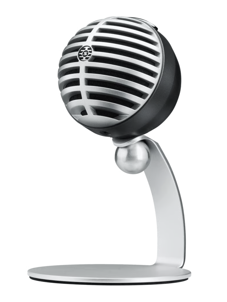 SHURE MV5-DIG DIGITAL CONDENSER MICROPHONE (SILVER) - MV5-DIG