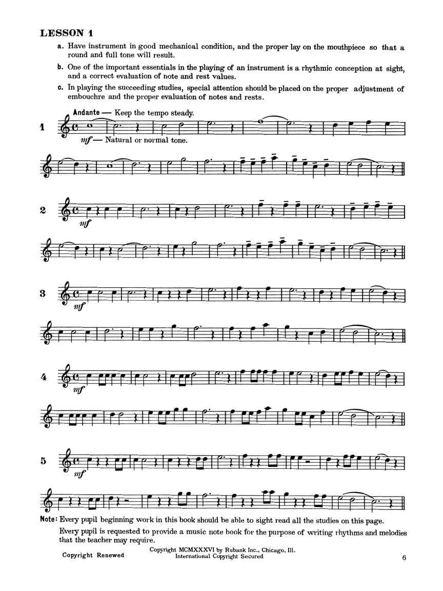 Thumbnail: RUBANK INTERMEDIATE METHOD FOR CLARINET BOOK - 4470170
