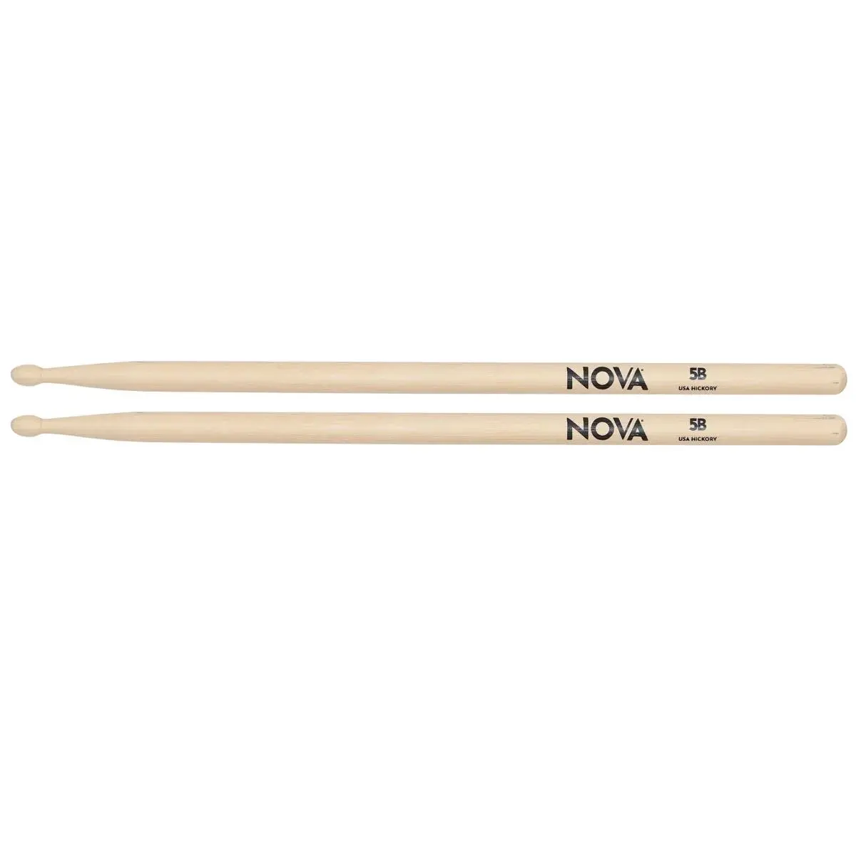 VIC FIRTH NOVA 5B WOOD TIP DRUMSTICKS - N5B