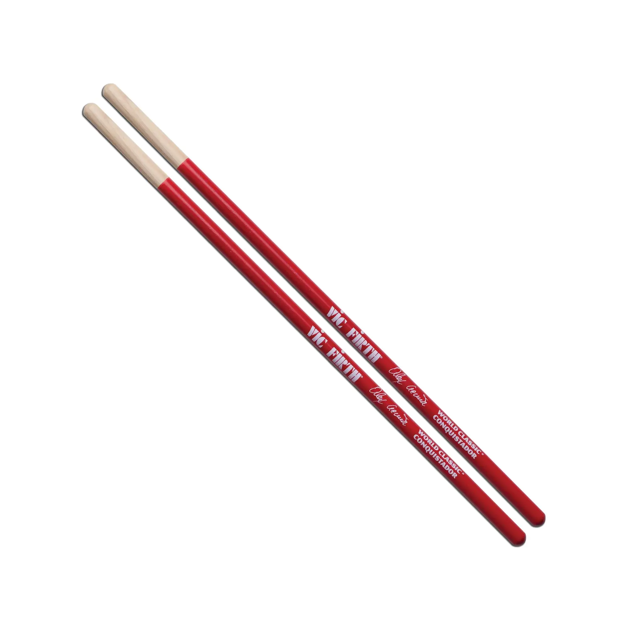 VIC FIRTH WORLD CLASSIC - ALEX ACUÑA CONQUISTADOR (RED) TIMBALE