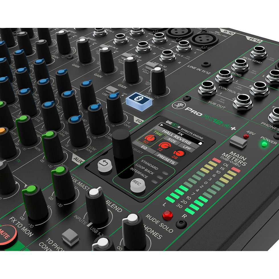 Thumbnail: MACKIE PROFX12V3+ 12-CHANNEL ANALOG MIXER - PROFX12V3+