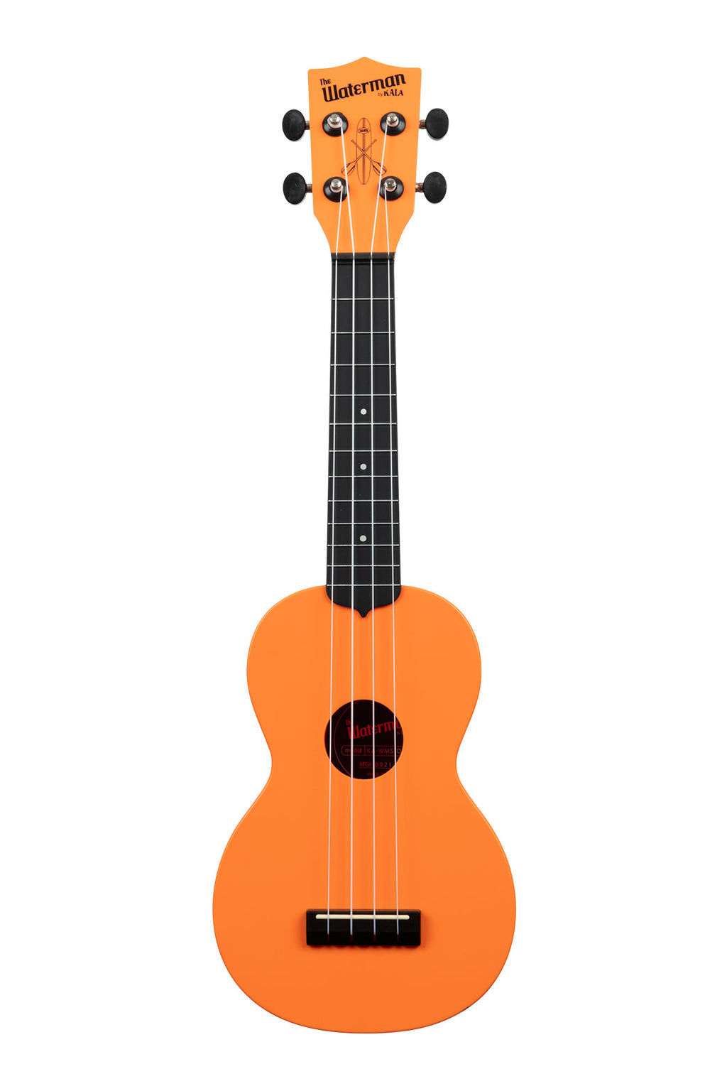 KALA WATERMAN SUNSET ORANGE SOPRANO UKULELE - KA-WMS-OR-S
