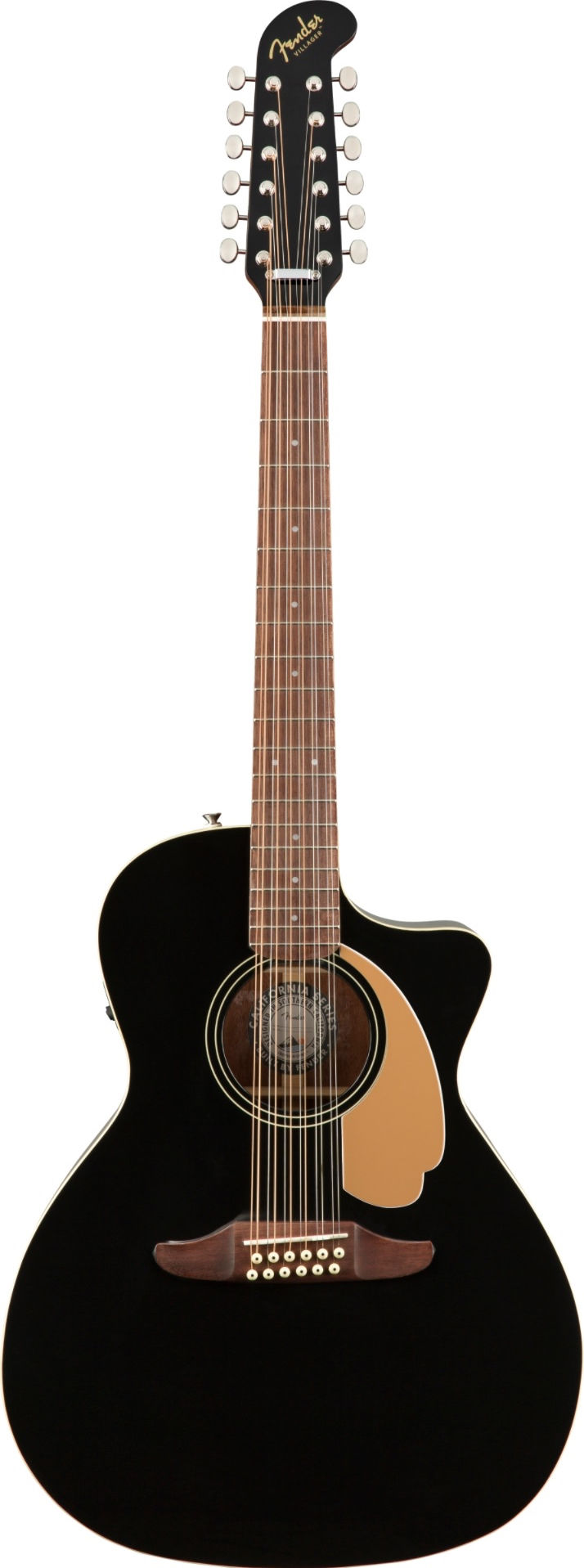 FENDER VILLAGER 12-STRING ACOUSTIC/ELECTRIC GUITAR - 097-0753-006