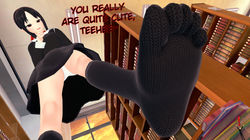 Under Kaguya's Foot (Sock)
