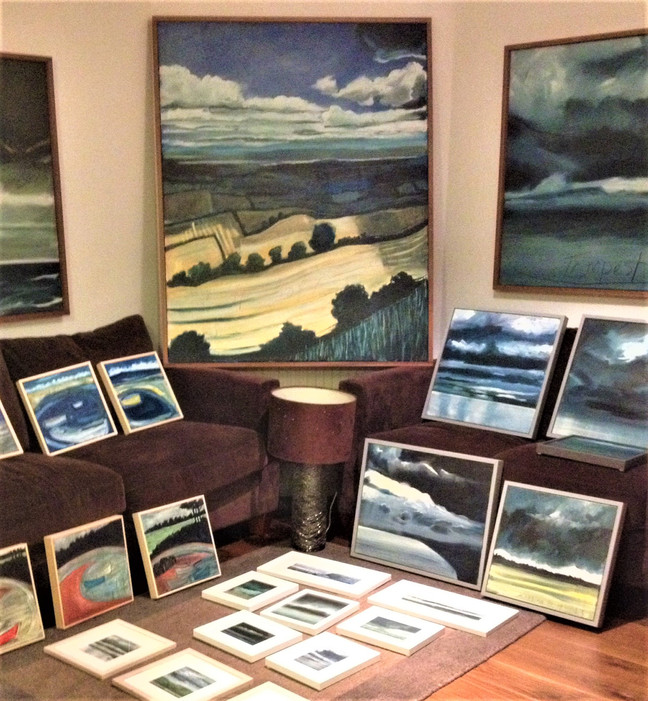 'WeatherScape' New Paintings by Caroline Wightman
