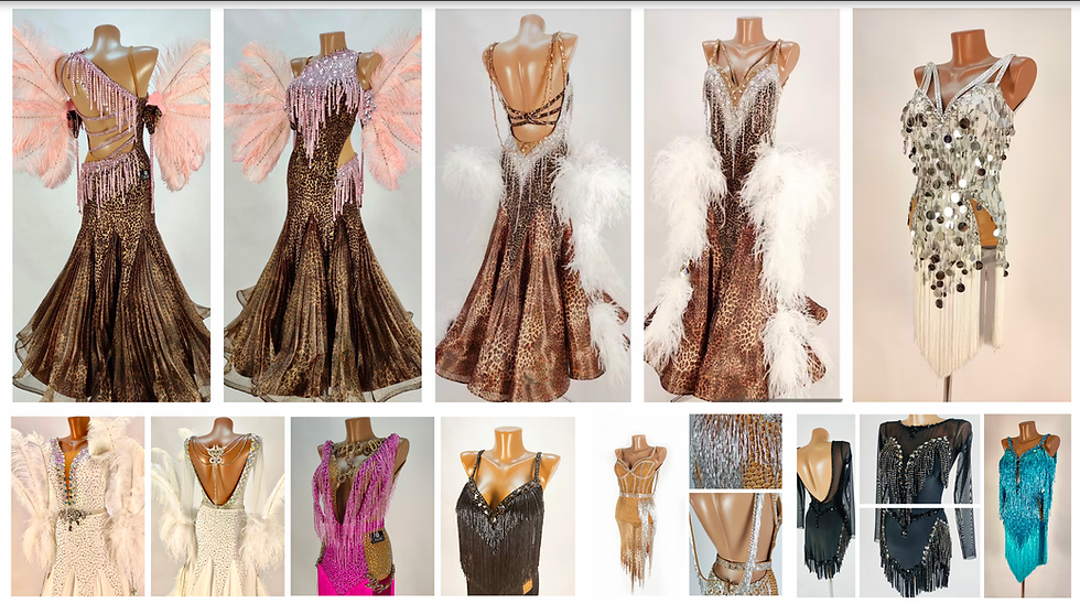 Types of ballroom dresses
