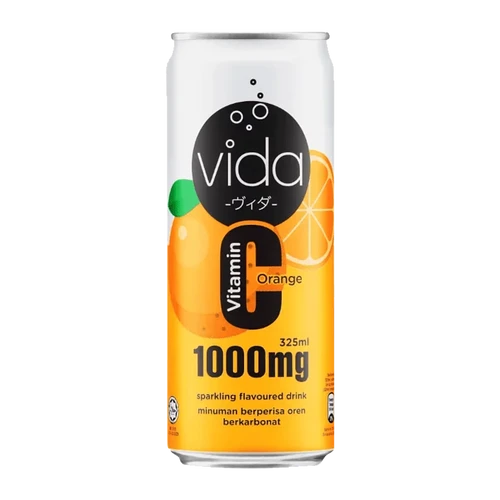 Vida Vitamin C Orange 1000mg 325ml Rak Roastery