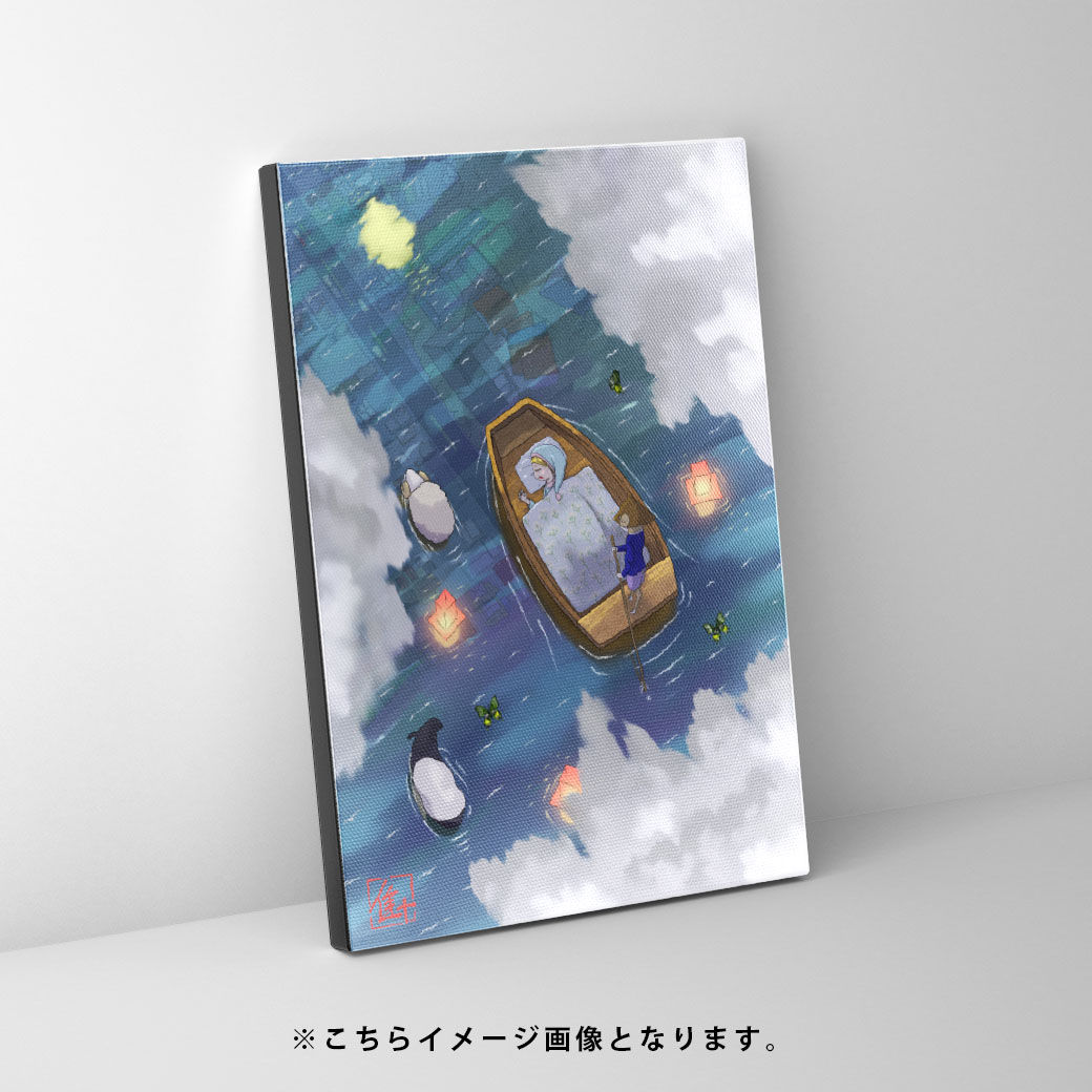 隹+「白河夜船」フレスコグラフィックパネル