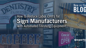 How Sign Manufacturers Can Automate Spray Finishing and Reduce Labor Costs