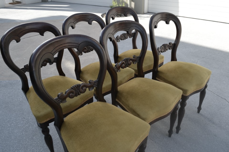 Antique Balloon Chairs BEFORE