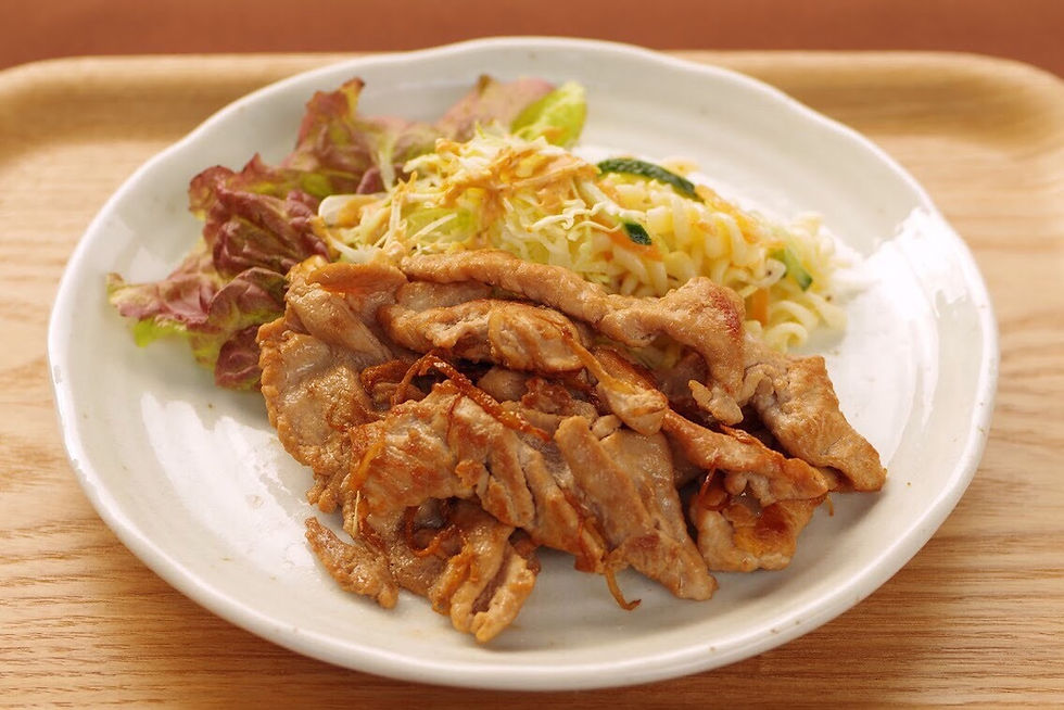 サムネイル： 豚の生姜焼き弁当