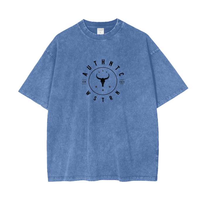 Thumbnail: Acid Wash Oversize T-Shirt - 250 GSM 