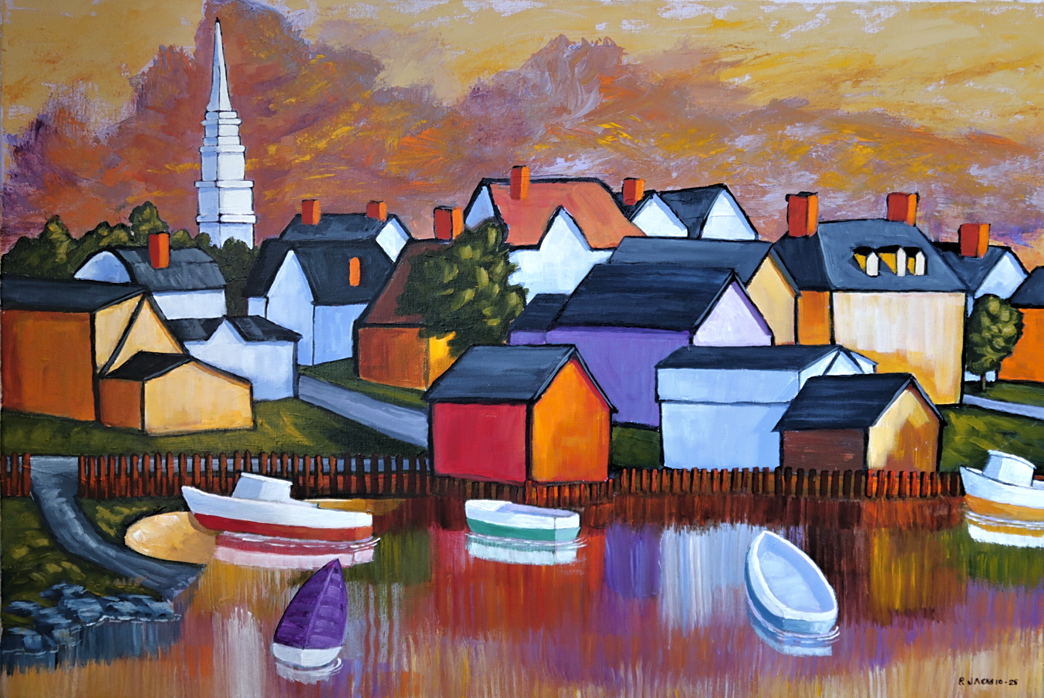 Gloaming Over Portsmouth, NH